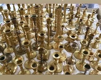 Brass | gold candlesticks