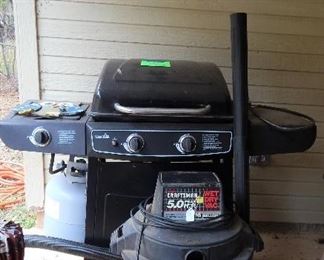 Char-Broil Propane Grill and 5 HP Shop Vac