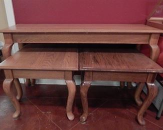 Couch/Hall Table and Occasional Tables