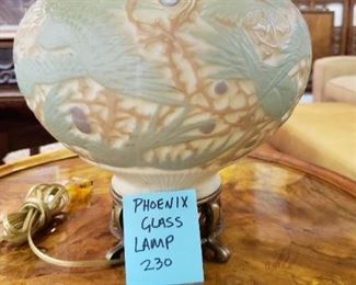 Phoenix Glass Lamp