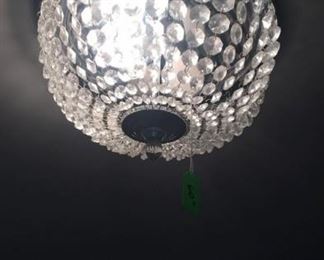 crystal ceiling light