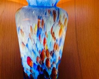 Hand Blown Glass Vase