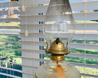 Glass Oil Lantern