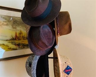 Men's Top Hats, Akubra, Oleg Cassini, Stetson