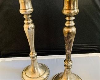 Silver Plate Candle Sticks