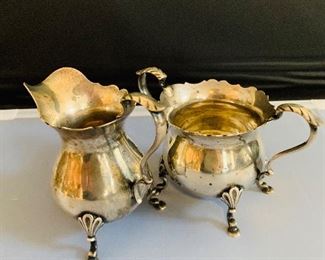 Sterling Cream and Sugar Set