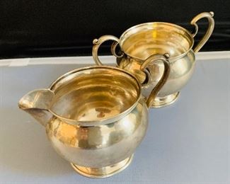 Sterling Cream and Sugar Set