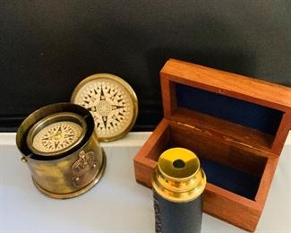Collectible Compass and Monocular