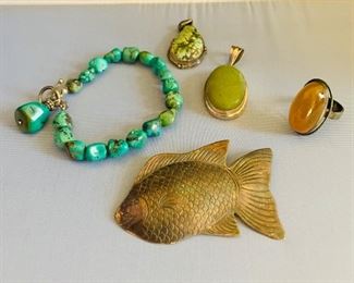 Sterling and Turquoise