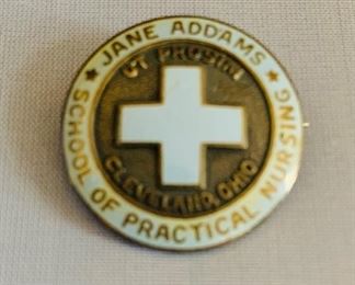 Nursing Pin, Sterling Silver