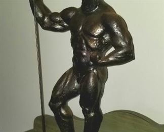 Very Unusual body building trophies - how many of these can be out there