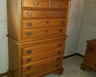 Matching tallboy dresser