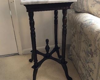 14	Marble top plant stand 14.5"x29"	 $45.00 	    