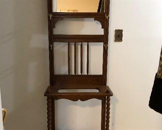 30	Oak halltree 24.5"x11"x73"	 $75.00 	  