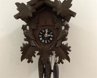 35	German cuckoo clock.  Works beautifully!	 $75.00 	