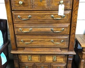 65	Wood chest of drawers with 5 drawers 36"x19"x53	 $40.00 	