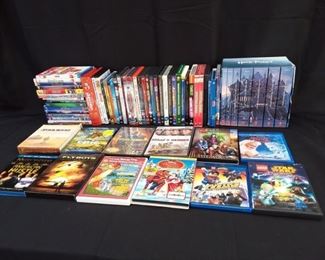 Large Lot of DVDs A Full set of Harry Potter and Much More