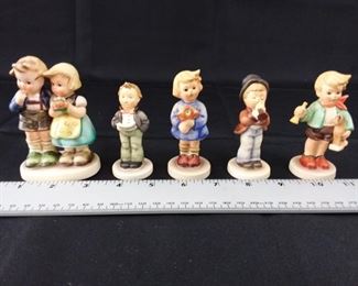 Lot of Five Hummel Children Figurines
