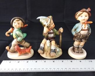 Lot of Three Boy Hummel Figurines