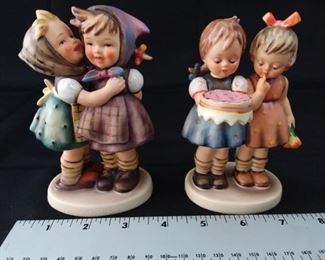 Lot of Two Little Girl Couple Hummel Figurines