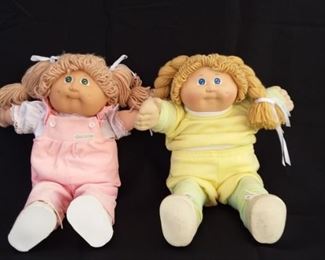 Lot of Two Vintage Cabbage Patch Kids Dolls