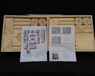 Two Boxes of Building Blocks One Hundred Forty Pieces