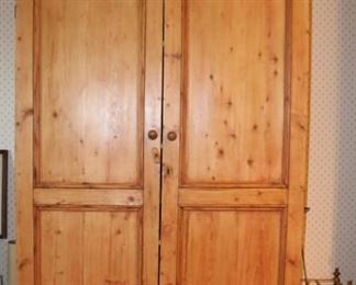 Beautiful vintage pine armoire