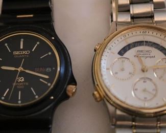 Seiko sport watches and chronographs