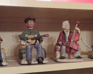 Musical musician figurines