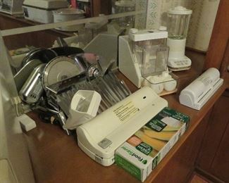 Food Saver, meat slicer