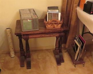 Nesting tables, CDs, DVDs