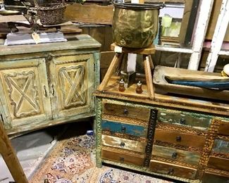 reclaimed wood accent chests