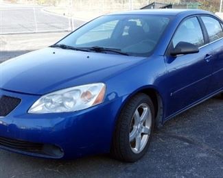 2007 Pontiac G6 Passenger Car, 75,456 Miles, V6, 3.5L, VIN # 1G2ZG58N574128578