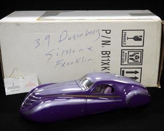 Franklin Mint 1939 Duesenberg Coupe Simone