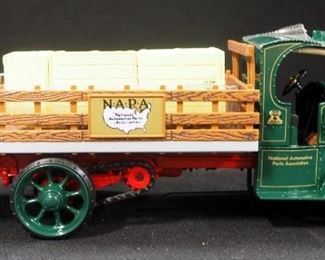 Four NAPA 75th Anniversary 1:24 Scale Diecast Trucks, First Through Fourth In A Series