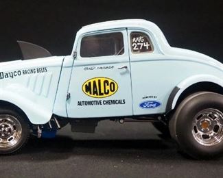 Precision Miniatures "Ohio George" Montgomery '33 Willys Gasser 1:18 Scale Diecast Special Edition( Circa 1966 Only)