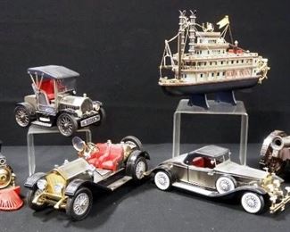 Novelty Radios, Includes Cars, Train, Cannon And Steam Ship