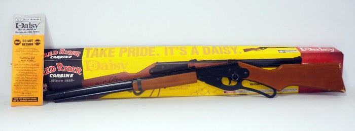 Daisy Red Ryder Carbine BB Gun, With Manual In Box