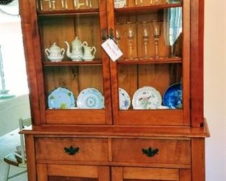 stepback cabinet, nicely pegged