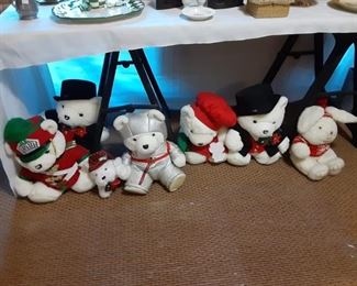 Several Christmas Bears Teddy