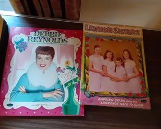 Debbie Reynolds and The Lennon Sisters paper dolls