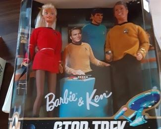 Barbie and Ken Star Trek dolls