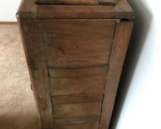 Antique Ice Box - Right side repairs required