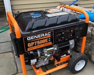 Generator w/ natural gas adapter