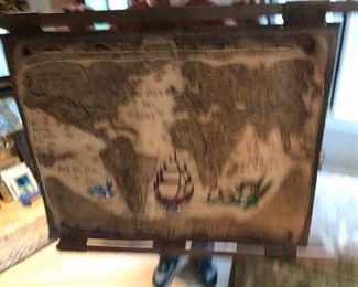 Leather map