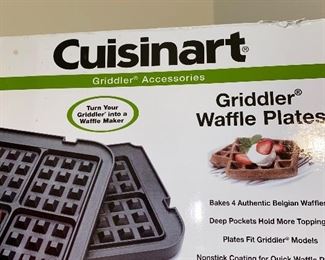 CUISINART GRIDDLER WAFFLE PLATES