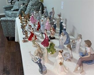 LLADRO AND  ROYAL DOULTON FIGURINES 