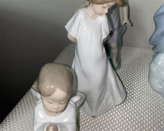 LADDRO ANGEL PRAYING FIGURINE