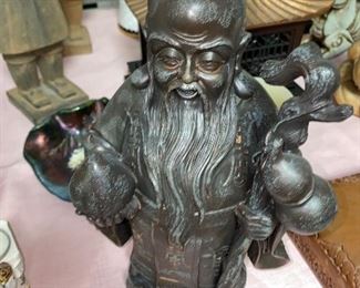 CHINESE GOD OF LONGEVITY STATUE 