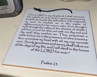 PSALMS 23 WALL ART 